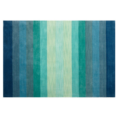 Wool Area Rug 140 x 200 cm Multicolour MAILSI