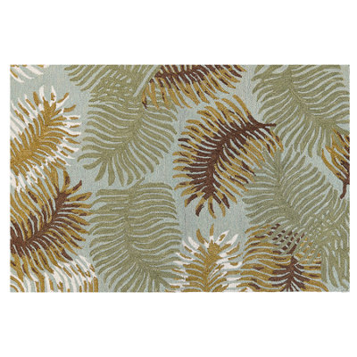 Wool Area Rug 140 x 200 cm Plant Motif VIZE