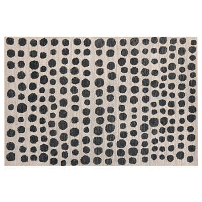 Wool Area Rug 160 x 230 cm Beige and Black HAVRAN