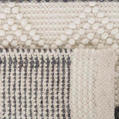 Wool Area Rug 160 x 230 cm Beige and Grey DAVUTLAR