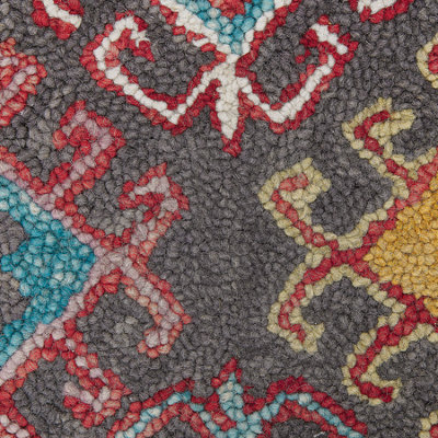 Wool Area Rug 160 x 230 cm Multicolour FINIKE