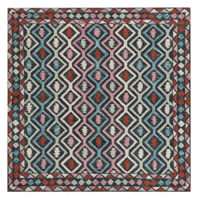 Wool Area Rug 200 x 200 cm Multicolour HAYMANA