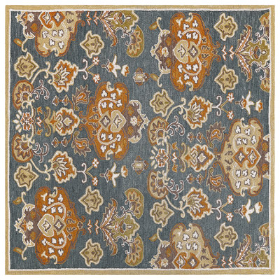 Wool Area Rug 200 x 200 cm Multicolour UMURLU