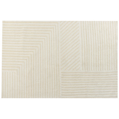 Wool Area Rug 200 x 300 cm Beige ABEGUM