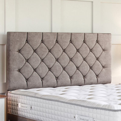 Wool Bronze Platform Top Divan Bed Base Only 6FT Super King with 2 End ...