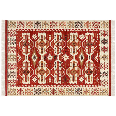 Wool Kilim Area Rug 200 x 300 cm Multicolour VOSKEVAZ