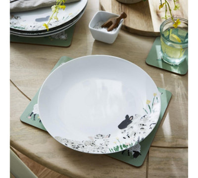 Printed dinner plates best sale