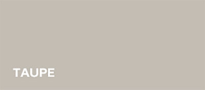 View the Neva fencing panel in a taupe colour, which is a light mixture of gray and brown with a warmer grey tone.