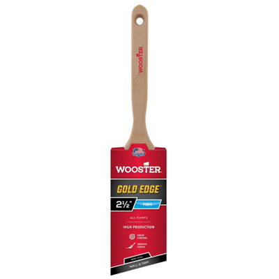 Wooster Gold Edge - Semi-Oval Angle Sash Paint Brush - 2.5 Inch