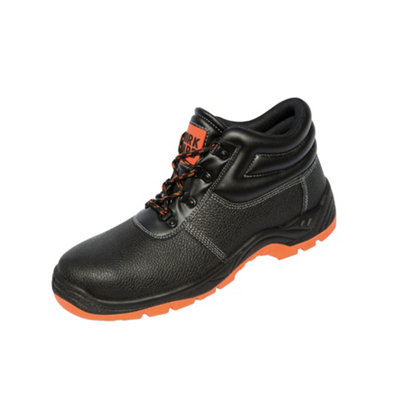 Black and shop orange work boots