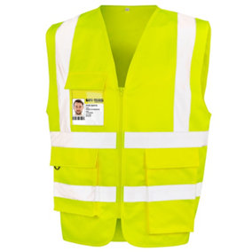 WORK-GUARD by Result Unisex Adult Heavy Duty Security Vest