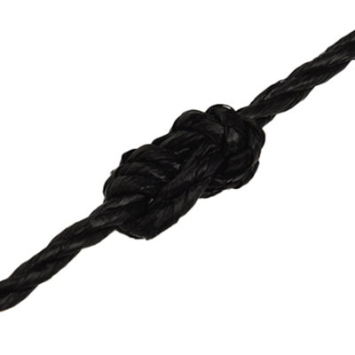 NULLPIXEL W3.8 ROPE BLACK EDITION × 4 Twisted Polypropylene Rope - 3/8