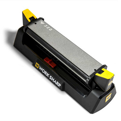 Work Sharp Benchstone Blade Sharpener 320 and 600 Grit + Fine Ceramic ...
