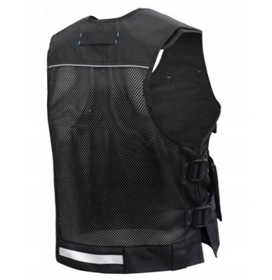 WORK TOOL VEST 15 POCKETS ONE SIZE BLACK MULTI-POCKET SLEEVELESS