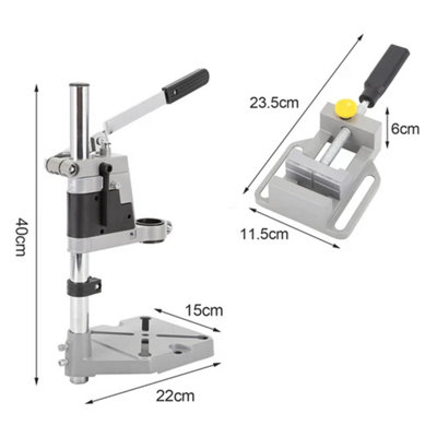 Workbench Drill Press Stand  Adjustable Pillar Clamp with Collet