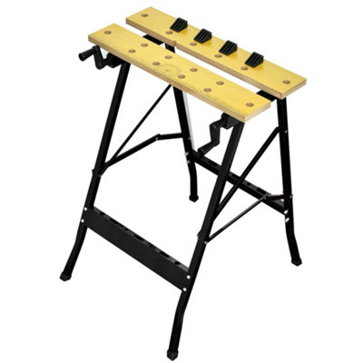 Workbench Yellow and Black MDF