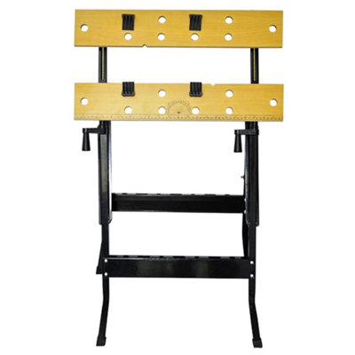 Workbench Yellow and Black MDF