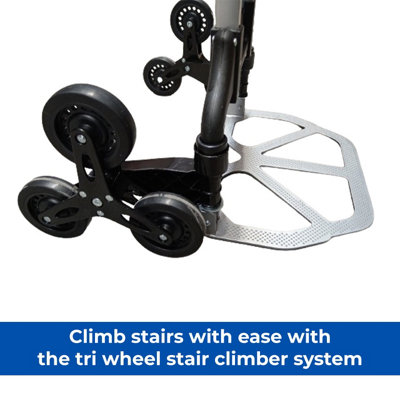 Workhorse Compact Aluminium Stair Climber Sack Truck - Folding Toe ...