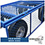 Workhorse Heavy Duty Industrial Platform Truck With Mesh Sides & Base, 500kg Max Capacity, Pneumatic Wheels & Foam Loop Handle