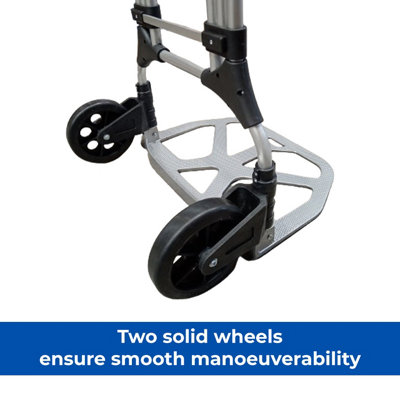 Workhorse Heavy Duty Large Compact Folding Aluminium Sack Truck - 4