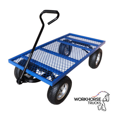Workhorse Trucks General Purpose Heavy-Duty Platform Truck With A Mesh Base