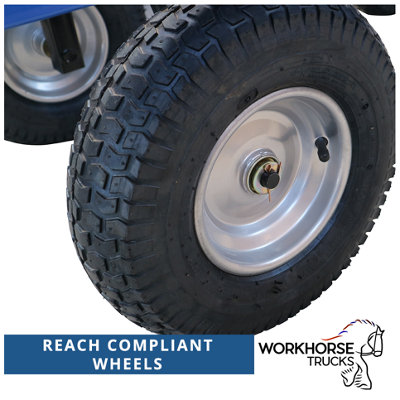 Workhorse Trucks General Purpose Heavy-Duty Platform Truck With A Mesh Base