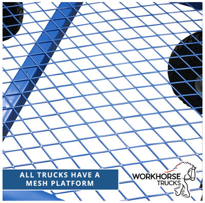 Workhorse Trucks General Purpose Heavy-Duty Platform Truck With A Mesh Base - 6