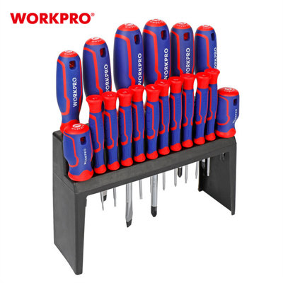 WorkPro 18 Piece CR-V Screwdriver Set