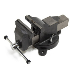 Workshop Vice 125mm  Wolf Industrial Unbreakable  Bench Vice With Swivel Base