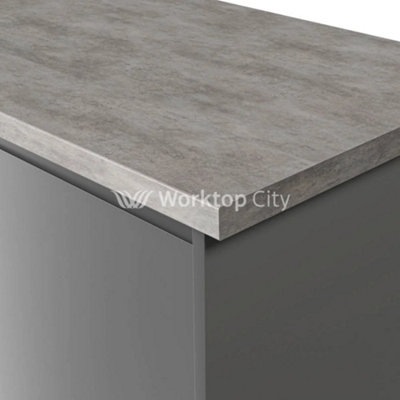 Worktop City PP6275 Brushed Concrete 4mtr Laminate Kitchen Worktop ...