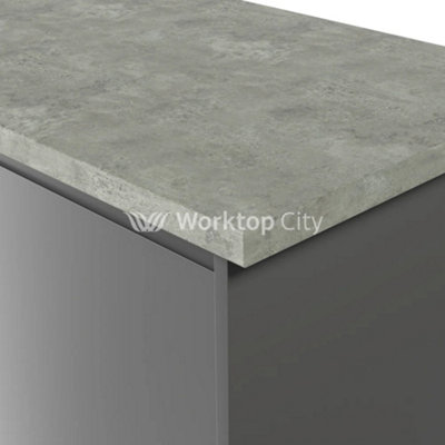 Worktop City PP8371 Grey Chalkstone 3mtr Laminate Kitchen Worktop ...