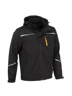 WORKTOUGH HEAVYWEIGHT SOFTSHELL JACKET - M | DIY at B&Q
