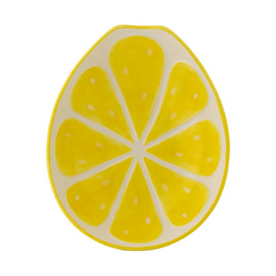 World Foods Lemon Oval Bowl 21cm