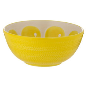 World Foods Lemon Round Bowl 16cm