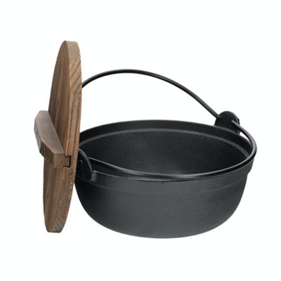 World Of Flavours Cast Iron Japanese Cooking Pot 21cm