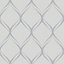 World of Wallpaper Clifton Wave Geometric Wallpaper Grey/Silver (WOW41961-BUR)