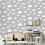 World of Wallpaper Clouds Wallpaper Grey/White (A618 CAO 3-BUR)