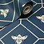 World of Wallpaper Honeycomb Bee Wallpaper Navy (50401-BUR)