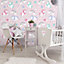 World of Wallpaper I Believe in Unicorns Wallpaper Pink (A365 CAO 1-BUR)