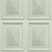 World of Wallpaper Marble Wood Panel Wallpaper Sage Green (AG500-10-BUR)