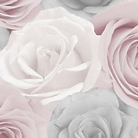World of Wallpaper Melany Rose Wallpaper Blush Pink (AF0013-BUR)