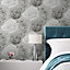 World of Wallpaper Melany Rose Wallpaper Grey (AF0014-BUR)