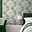 World of Wallpaper Melany Rose Wallpaper Sage Green AF0016