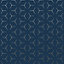 World of Wallpaper Metro Illusion Geometric Wallpaper Navy/Gold (A362.AG-BUR)