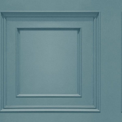 World of Wallpaper Oliana Wood Panel Wallpaper Blue 8499