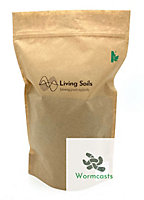 Wormcasts - Dried Worm Castings with added Beneficial Nematodes - Ideal for Indoor Plants (1L)