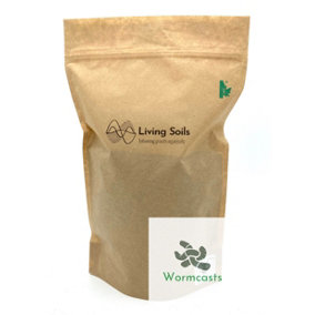 Wormcasts - Dried Worm Castings with added Beneficial Nematodes - Ideal for Indoor Plants (1L)
