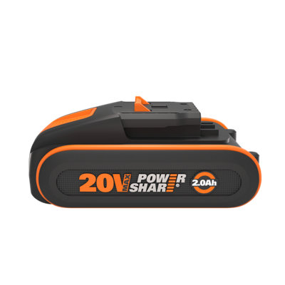 WORX 20V 2.0Ah Battery without capability indicator WA3639