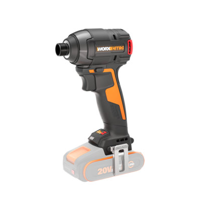 WORX 20V 200Nm Nitro Cordless Brushless Compact Impact Driver (BARE) WX265.9
