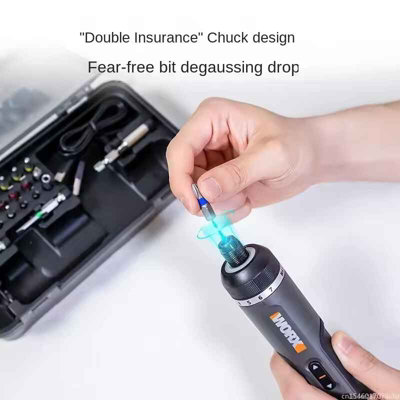 TERRIFI Electric Screwdriver Cordless, Rechargeable Power Screwdrivers Set, Portable Automatic Home Repair Tool Kit with LED Lights and USB Cable